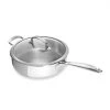 OXO Good Grips Tri-Ply Pro 4 Qt. Stainless Steel Covered Saut Pan Cook With OXO