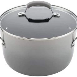 Rachael Ray Brights Nonstick 14 Piece Cookware Set - Gray