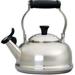 Le Creuset 1.7 Quart Stainless Steel Whistling Tea Kettle Le Creuset Stockpots & Tea Kettles