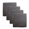 True Fabrications Slate Coasters Set Wine Glass Accessories