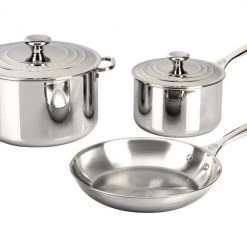 Le Creuset 5 Piece Stainless Steel Cookware Set