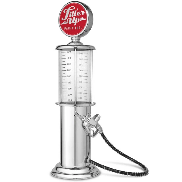 Epic Products Retro Gas Pump Drink Dispensers- Chrome 1 Epic Products Retro Gas Pump Drink Dispensers- Chrome