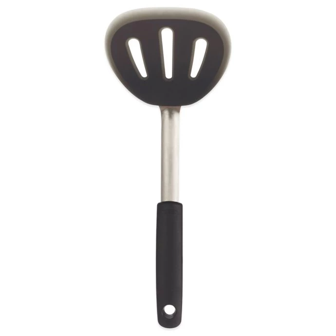 OXO Good Grips Mini Silicone Flexible Pancake Turner In Grey 1 OXO Good Grips Mini Silicone Flexible Pancake Turner In Grey