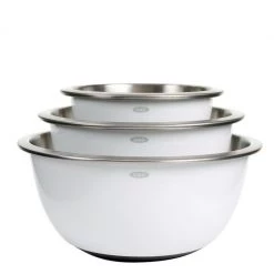 OXO Good Grips 3-Piece Stainless Steel Mixing Bowl Set