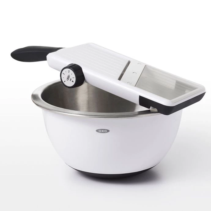 OXO Good Grips 13-Inch Large Hand-Held Mandoline Cook With OXO 4 OXO Good Grips 13-Inch Large Hand-Held Mandoline Cook With OXO