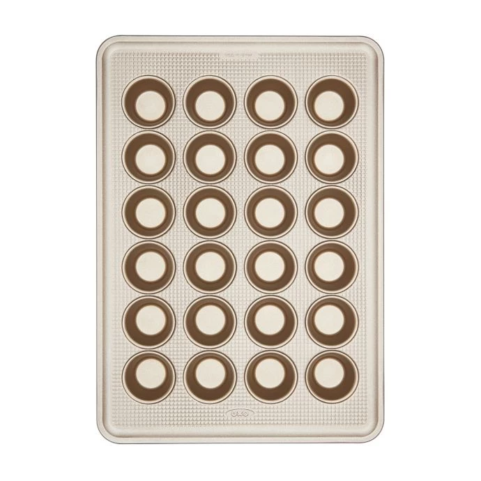 Bake With OXO OXO Good Grips Pro Nonstick 24-Cup Mini Muffin Pan 3 Bake With OXO OXO Good Grips Pro Nonstick 24-Cup Mini Muffin Pan