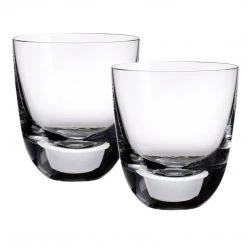 Villeroy & Boch American Bar Straight Bourbon 3-1/2 Inch Cocktail Tumbler, Set Of 2