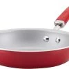 Rachael Ray Create Delicious 9.5 Inch Nonstick Deep Fry Pan, Red Shimmer