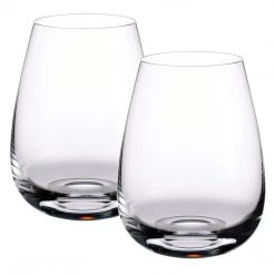 Villeroy & Boch Scotch Whiskey Single Malt 4-1/2-Inch Highlands Whisky Tumbler, Set Of 2 Bar Glassware