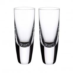 Villeroy & Boch American Bar Straight Bourbon 5-1/2 Inch Shot Tumbler, Set Of 2 Villeroy & Boch American Bar Glassware