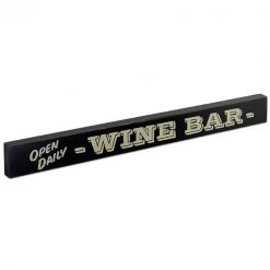 Epic Products Wine / Beer Signs Wine Bar- Open Daily Large Wood Block Sign