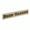 True Fabrications Beer Garden Wood Block Sign - Small Wine / Beer Signs