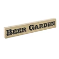 True Fabrications Beer Garden Wood Block Sign - Small Wine / Beer Signs