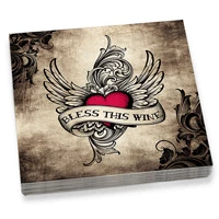 Epic Products Wine Glass Accessories Bless This Wine Dinner Napkins