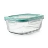 OXO Good Grips 3.5-Cup Smart Seal Rectangle Glass Container Organize With OXO