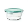 OXO Good Grips 4-Cup Smart Seal Round Glass Container Organize With OXO