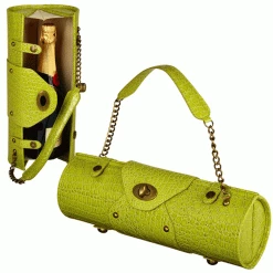 Picnic At Ascot Wine Carrier & Purse - Green Wine Carry Bags