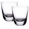 Villeroy & Boch American Bar Glassware Villeroy & Boch American Bar Straight Bourbon 4-1/2 Inch Double Old Fashioned Tumbler, Set Of 2