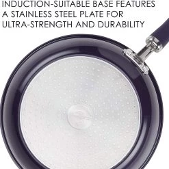 Rachael Ray Create Delicious Nonstick Cookware Pots And Pans Set, 13 Piece, Purple Shimmer 13 Rachael Ray Create Delicious Nonstick Cookware Pots And Pans Set, 13 Piece, Purple Shimmer