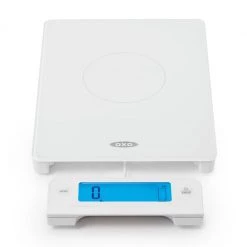 OXO Good Grips Glass Scale With Pull-Out Digital Display In White Cook With OXO 9 OXO Good Grips Glass Scale With Pull-Out Digital Display In White Cook With OXO