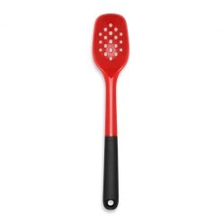 OXO Good Grips Silicone Slotted Spoon In Red 4 OXO Good Grips Silicone Slotted Spoon In Red