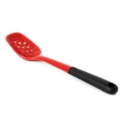 OXO Good Grips Silicone Slotted Spoon In Red 5 OXO Good Grips Silicone Slotted Spoon In Red