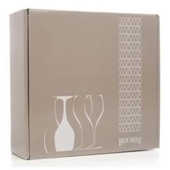 Metrokane Houdini 5-Piece Gift Set - Silver Lever Model Corkscrews