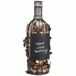 Epic Products Cork Presentation Chalkboard Wine Bottle Cork Cage