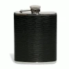 Epic Products Leather Zig-Zag Flask - 6 Oz.