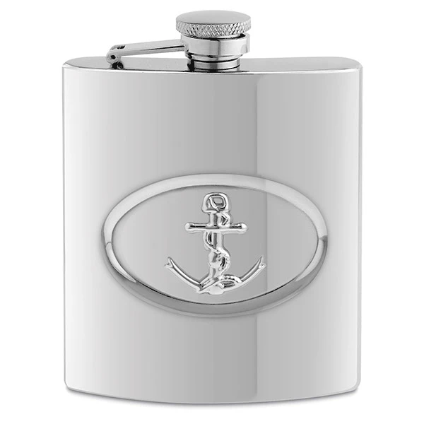 Epic Products Anchor Stainless Steel Flask-8 Oz. Flasks 1 Epic Products Anchor Stainless Steel Flask-8 Oz. Flasks