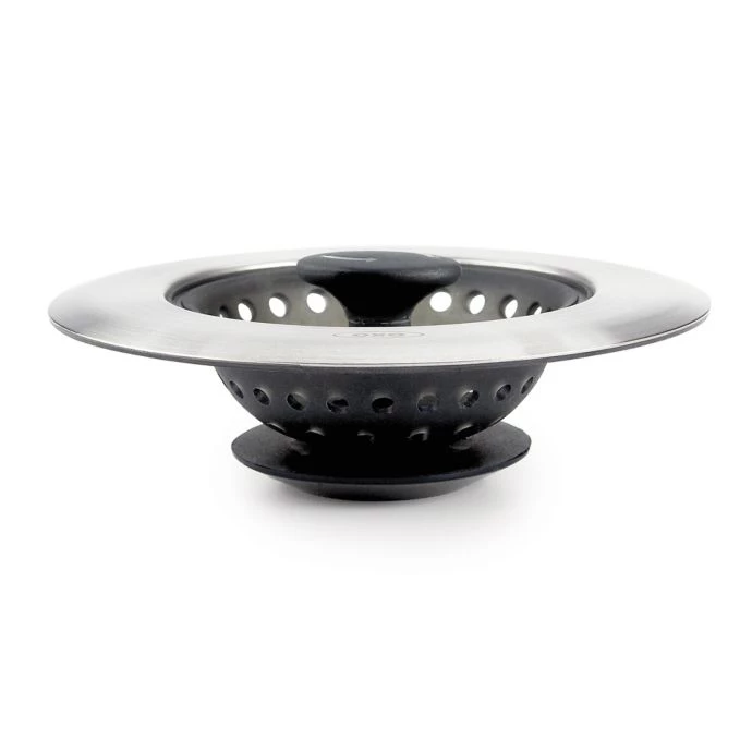 OXO Good Grips Silicone Sink Strainer With Stopper Clean With OXO 4 OXO Good Grips Silicone Sink Strainer With Stopper Clean With OXO