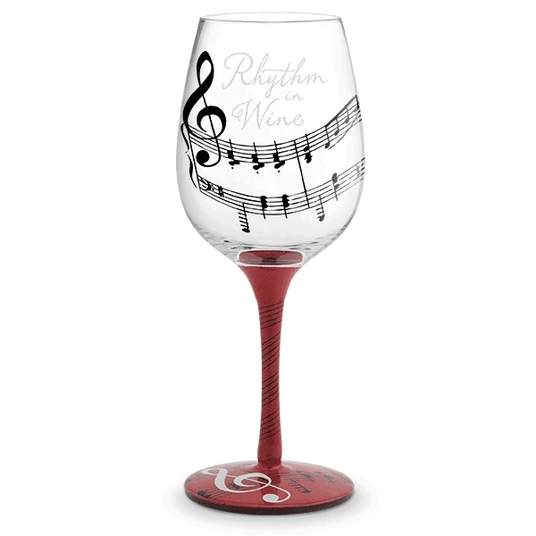 Epic Products Rhythm In Wine Painted Wine Glass Other Glassware 1 Epic Products Rhythm In Wine Painted Wine Glass Other Glassware