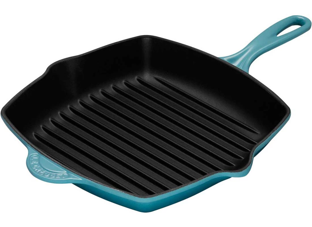 Le Creuset Skillets & Frypans Le Creuset 10.25" Enameled Cast Iron Signature Square Skillet 3 Le Creuset Skillets & Frypans Le Creuset 10.25" Enameled Cast Iron Signature Square Skillet