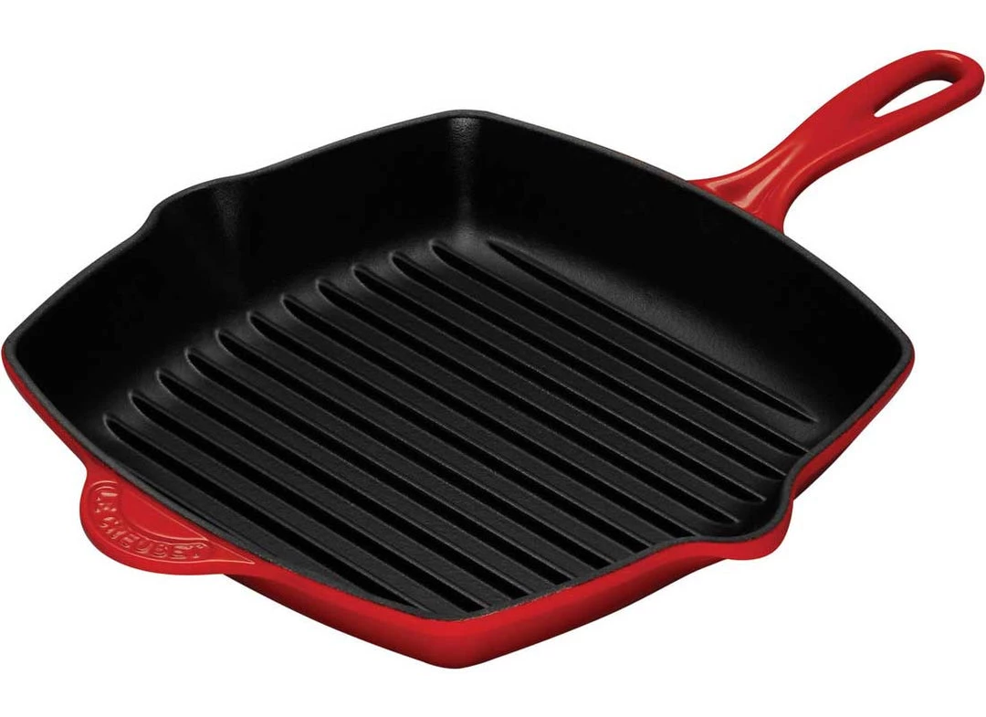 Le Creuset Skillets & Frypans Le Creuset 10.25" Enameled Cast Iron Signature Square Skillet 6 Le Creuset Skillets & Frypans Le Creuset 10.25" Enameled Cast Iron Signature Square Skillet