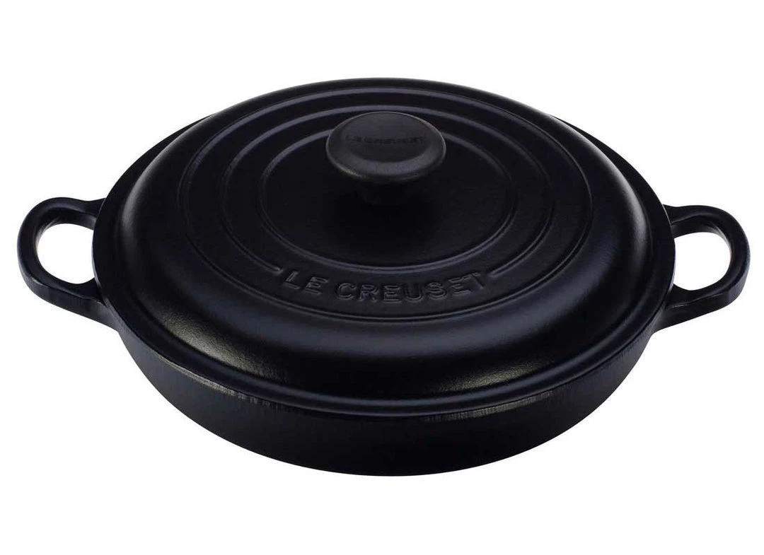 Le Creuset 5 Quart Signature Cast Iron Braiser 2 Le Creuset 5 Quart Signature Cast Iron Braiser