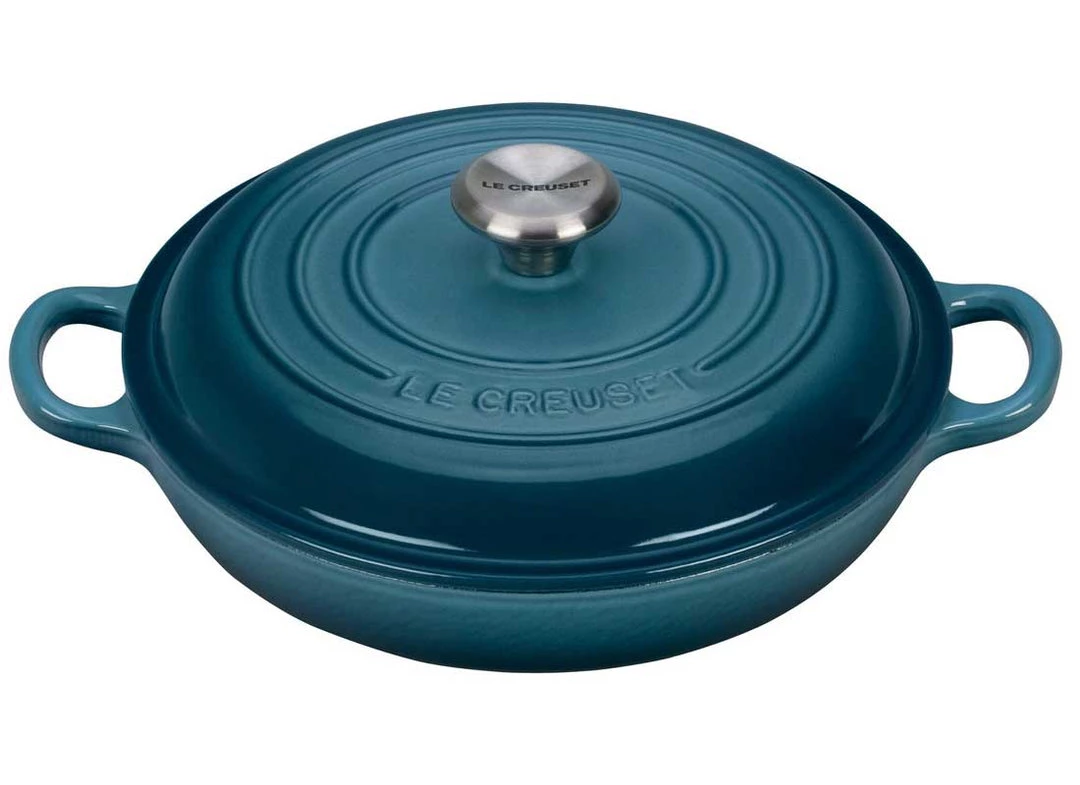 Le Creuset 5 Quart Signature Cast Iron Braiser 3 Le Creuset 5 Quart Signature Cast Iron Braiser