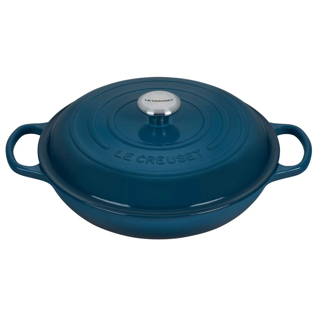 Le Creuset 5 Quart Signature Cast Iron Braiser 6 Le Creuset 5 Quart Signature Cast Iron Braiser