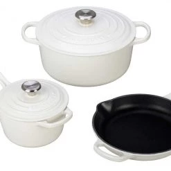Le Creuset Dutch Ovens Le Creuset 5 Piece Enameled Cast Iron Signature Set