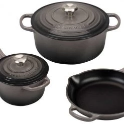 Le Creuset Dutch Ovens Le Creuset 5 Piece Enameled Cast Iron Signature Set