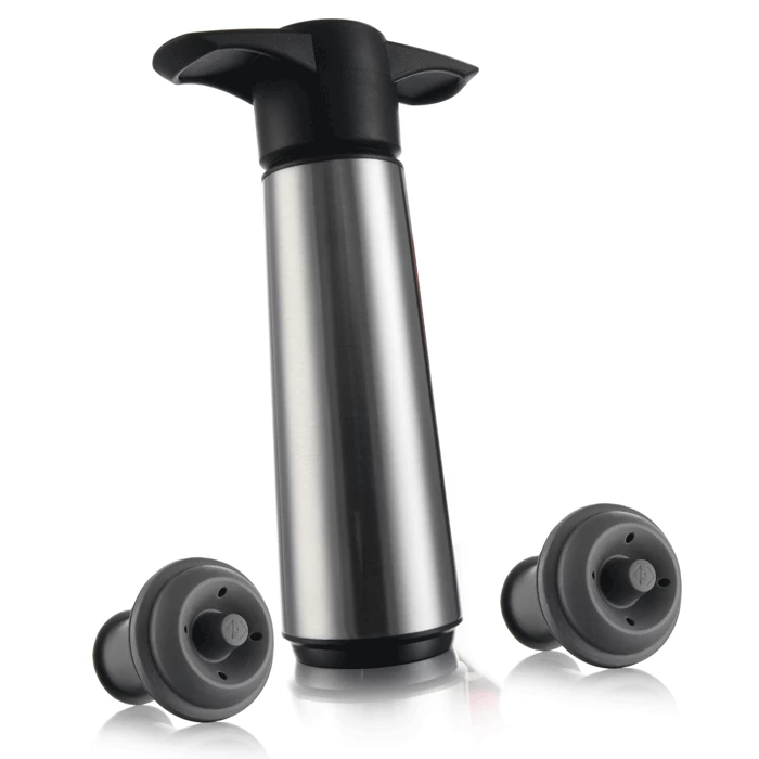 Wine Preservation Pampered Grape Stainless Steel Wine Saver 1 Wine Preservation Pampered Grape Stainless Steel Wine Saver