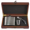 Flasks Pampered Grape Stainless Steel Flask Personal Gift Set - 5 Oz