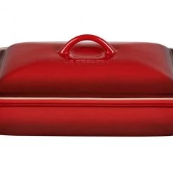 Le Creuset 4 Quart Heritage Covered Rectangular Stoneware Casserole Le Creuset Bakeware