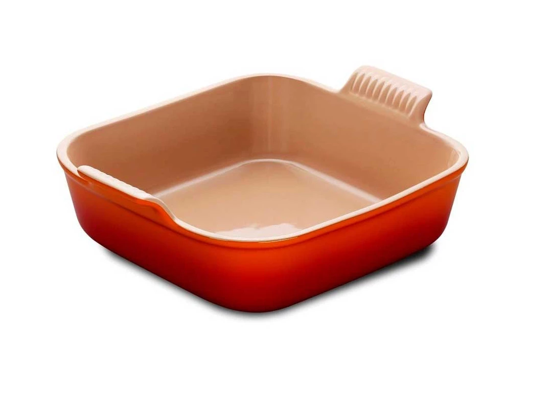 Le Creuset 3 Quart Heritage Stoneware Square Dish Le Creuset Bakeware 2 Le Creuset 3 Quart Heritage Stoneware Square Dish Le Creuset Bakeware