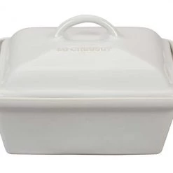 Le Creuset 2.5 Quart Heritage Covered Square Stoneware Casserole