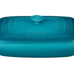 Le Creuset 3.5 Quart Covered Rectangular Stoneware Casserole