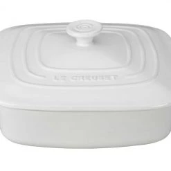 Le Creuset Bakeware Le Creuset 2.75 Quart Covered Square Stoneware Casserole