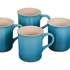 Le Creuset Coffee & Tea Le Creuset 14 Ounce Stoneware Mugs - Set Of 4