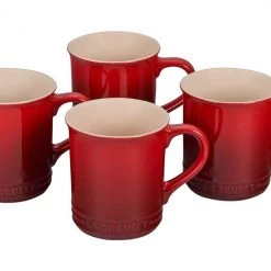 Le Creuset Coffee & Tea Le Creuset 14 Ounce Stoneware Mugs - Set Of 4