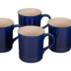 Le Creuset Coffee & Tea Le Creuset 14 Ounce Stoneware Mugs - Set Of 4