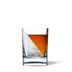 Corkcicle Whiskey Wedge Double Old Fashioned Glass Bar Glassware